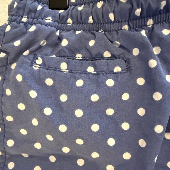 Blue Saks Fifth Avenue Blue Swim Trunks w White Polka Dots Men's Large See Notes - Picture 5 of 8